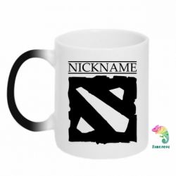 Чашка-хамелеон Nickname Dota - PrintSalon