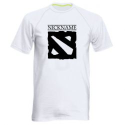 Мужская футболка для спорта Nickname Dota - PrintSalon