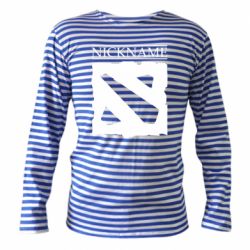 Тельняшка с длинным рукавом Nickname Dota - PrintSalon
