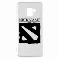 Чехол для Samsung A8+ 2018 Nickname Dota - PrintSalon