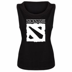 Женская майка Nickname Dota - PrintSalon