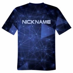 Мужская футболка 3D Nickname for the game - PrintSalon