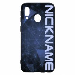 Чехол для Samsung A40 Nickname for the game - PrintSalon