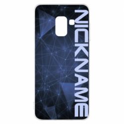 Чехол для Samsung A8 2018 Nickname for the game-PrintSalon Чехол для Samsung A8 2018 Nickname for the game