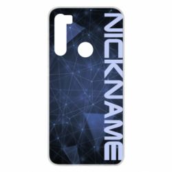 Чехол для Xiaomi Redmi Note 8 Nickname for the game - PrintSalon