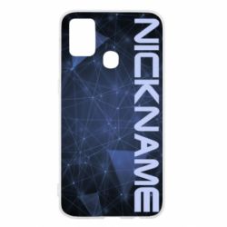 Чехол для Samsung M31 Nickname for the game - PrintSalon