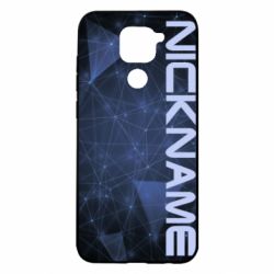 Чехол для Xiaomi Redmi Note 9/Redmi 10X Nickname for the game - PrintSalon