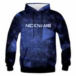 Мужское 3D худи Nickname for the game - PrintSalon