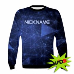 Детский 3D свитшот Nickname for the game - PrintSalon
