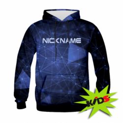 Детское 3D худи Nickname for the game - PrintSalon