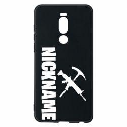 Чехол для Meizu Note 8 Nickname fortnite weapons - PrintSalon