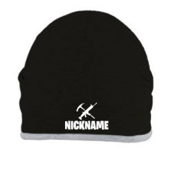 Шапка Nickname fortnite weapons - PrintSalon