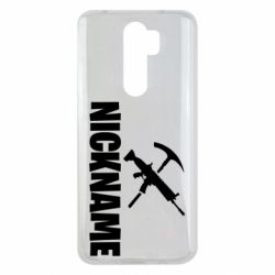 Чехол для Xiaomi Redmi Note 8 Pro Nickname fortnite weapons - PrintSalon