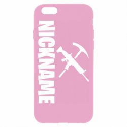 Чехол для iPhone 6 Plus/6S Plus Nickname fortnite weapons - PrintSalon
