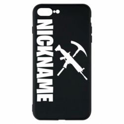 Чехол для iPhone 8 Plus Nickname fortnite weapons - PrintSalon