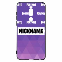 Чехол для Meizu Note 8 Nickname Fortnite with logo - PrintSalon