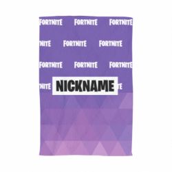 Полотенце с принтом Nickname Fortnite with logo - PrintSalon