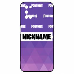 Чехол для Oppo A52/A72/A92 Nickname Fortnite with logo