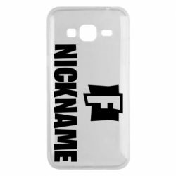 Чехол для Samsung J3 2016 Nickname fortnite - PrintSalon