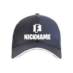 Кепка Nickname fortnite - PrintSalon