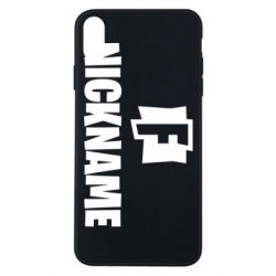 Чехол для iPhone Xs Max Nickname fortnite - PrintSalon