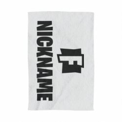 Полотенце с принтом Nickname fortnite - PrintSalon