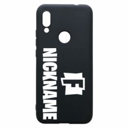Чехол для Xiaomi Redmi 7 Nickname fortnite - PrintSalon