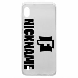 Чехол для Samsung A10 Nickname fortnite - PrintSalon