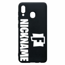 Чехол для Samsung A30 Nickname fortnite - PrintSalon