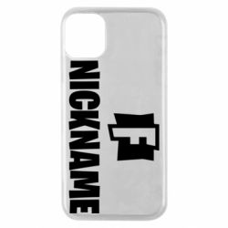 Чехол для iPhone 11 Pro Nickname fortnite - PrintSalon