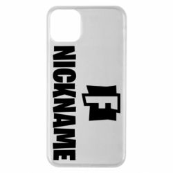 Чехол для iPhone 11 Pro Max Nickname fortnite - PrintSalon
