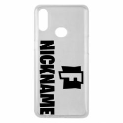 Чехол для Samsung A10s Nickname fortnite - PrintSalon