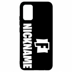 Чехол для Samsung A02s/M02s Nickname fortnite - PrintSalon