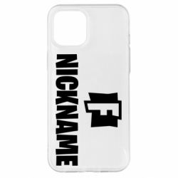 Чехол для iPhone 12 Pro Max Nickname fortnite - PrintSalon