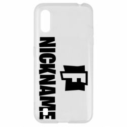 Чехол для Samsung A01/M01 Nickname fortnite