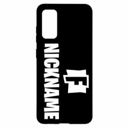 Чехол для Samsung S20 Nickname fortnite - PrintSalon