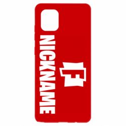 Чехол для Samsung Note 10 Lite Nickname fortnite - PrintSalon