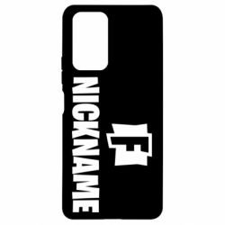 Чехол для Xiaomi Redmi Note 10 Pro Nickname fortnite - PrintSalon