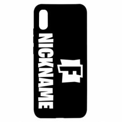 Чехол для Xiaomi Redmi 9a Nickname fortnite - PrintSalon