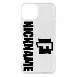 Чехол для iPhone 14 Nickname fortnite - PrintSalon