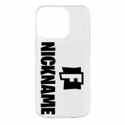 Чехол для iPhone 14 Pro Nickname fortnite - PrintSalon