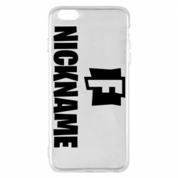 Чехол для iPhone 6 Plus/6S Plus Nickname fortnite - PrintSalon