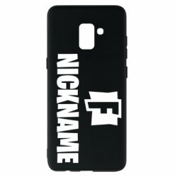 Чехол для Samsung A8+ 2018 Nickname fortnite - PrintSalon