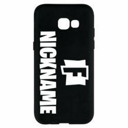 Чехол для Samsung A5 2017 Nickname fortnite - PrintSalon