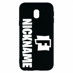 Чехол для Samsung J3 2017 Nickname fortnite - PrintSalon
