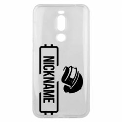 Чехол для Meizu X8 Nickname helmet pubg - PrintSalon