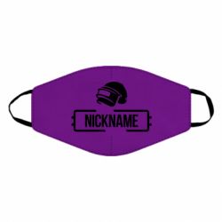 Маска многоразовая Nickname helmet pubg - PrintSalon
