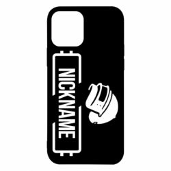 Чехол для iPhone 12 Nickname helmet pubg - PrintSalon