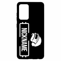 Чехол для Samsung A52 5G Nickname helmet pubg - PrintSalon
