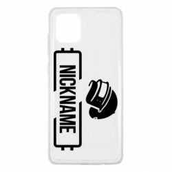Чехол для Samsung Note 10 Lite Nickname helmet pubg - PrintSalon